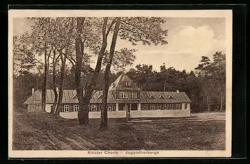 AK Chorin, Kloster, Jugendherberge bei Schönwetter