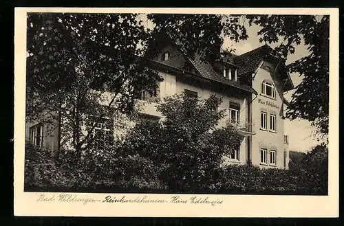 AK Bad Wildungen-Reinhardshausen, Haus Edelweiss