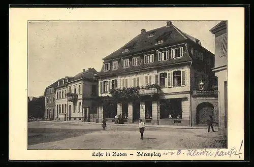 AK Lahr i. Baden, Blick auf den Bärenplatz