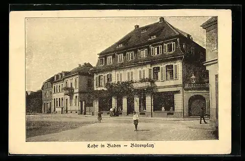 AK Lahr in Baden, Blick auf den Bärenplatz