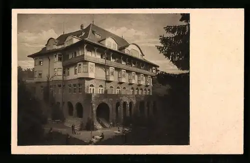 AK Freudenstadt im Schwarzwald, Kurhaus Teuchelwald, chr. Erholungsheim