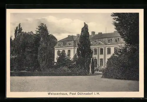 AK Wangels, Blick auf das Schloss Weissenhaus
