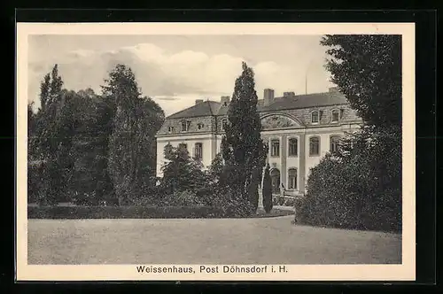 AK Wangels, Blick zum Schloss Weissenhaus