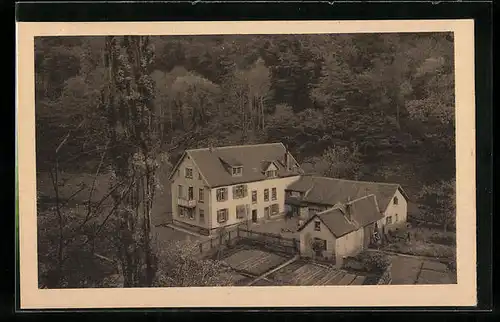 AK Auerbach an der Bergstrasse, Cafe-Restaurant und Pension Hof Mühltal im Hochstätter Tale