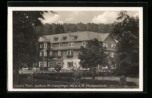 AK Fleckenberg, Gasthof Wiese u. Jagdhaus