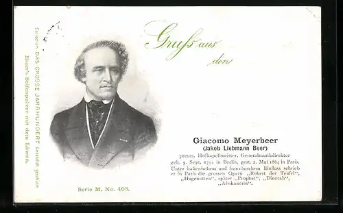 AK Portrait William Mac Kinley, Präsident der USA