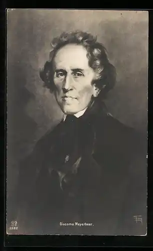 AK Portrait des Komponisten Giacomo Meyerbeer