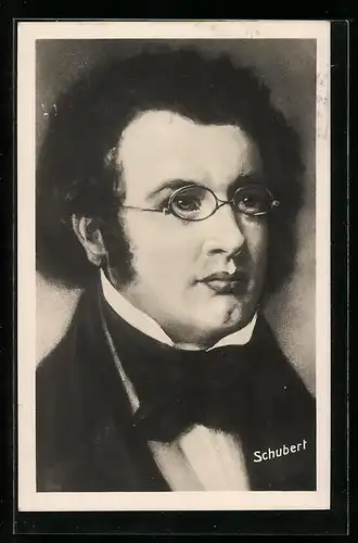 AK Franz Schubert im Portrait, Komponist