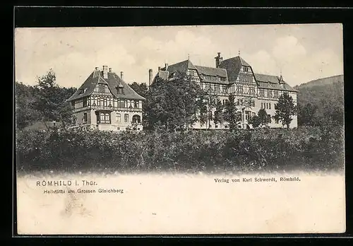 AK Römhild i. Thür, Heilstätte am Grossen Gleichberg