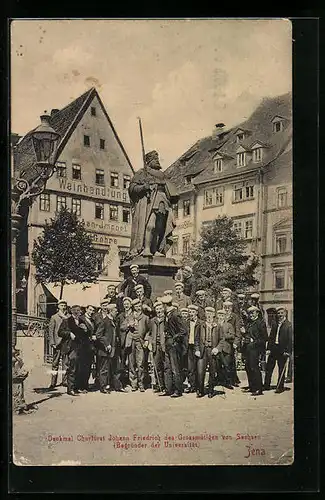 AK Jena, Denkmal Kurfürst Johann Friedrich des Grossmütigen von Sachsen, Begründer der Universität