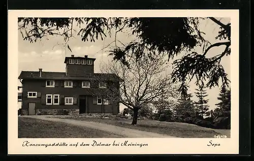 AK Dolmar bei Meiningen, Blick auf die Konsumgaststätte