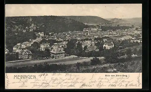 AK Meiningen, Blick vom Bibras-Berg