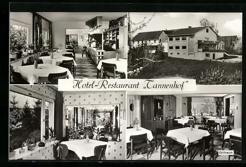 AK Bellinghausen bei Oberpleis, Hotel-Restaurant Tannenhof, Bes. Gebrüder Dornbusch