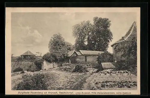 AK Kronach, Geschützhof der Burgfeste Rosenberg