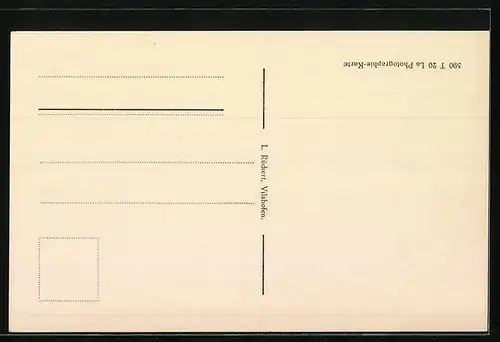 AK Vilshofen, Ortsansicht aus der Ferne