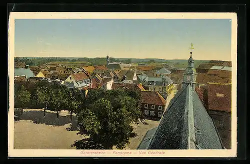 AK Germersheim, Blick über den Ort