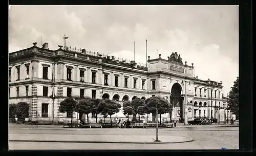 AK Gera, Blick zum Hauptbahnhof