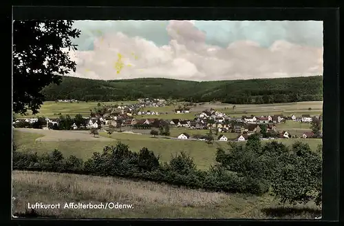 AK Affolterbach /Odenw., Ortsansicht mit Umland