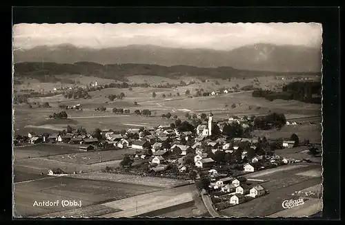 AK Antdorf /Obb., Luftbild vom Ort