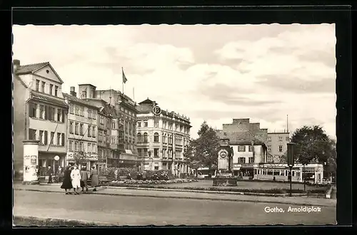 AK Gotha, Partie am Arnoldiplatz