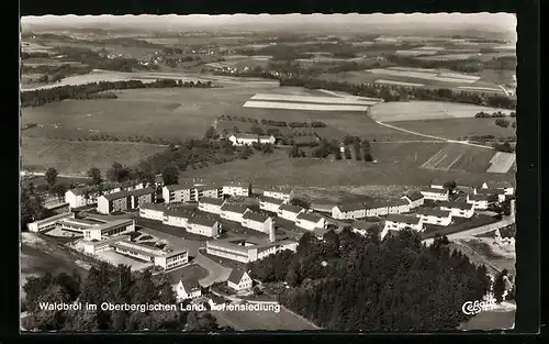 AK Waldbröl im Oberbergischen Land, Fliegeraufnahme der Feriensiedlung