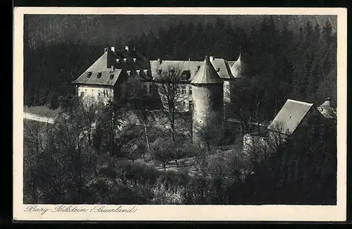 AK Bilstein /Sauerland, Blick auf die Burg