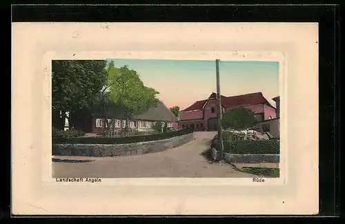 AK Rüde / Angeln, Ortspartie