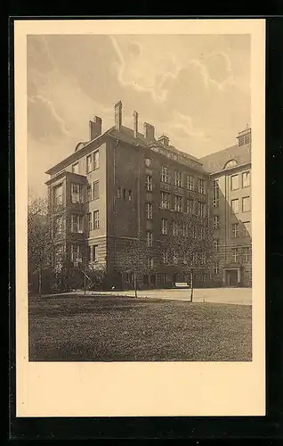 AK Berlin-Friedenau, Staatliche Augusta-Schule, Südflügel