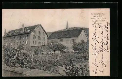 AK Wiesholz b. Ramsen, Haushaltungsschule Maria Hilf