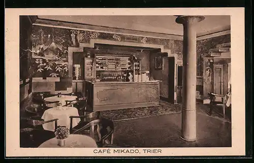 AK Trier, Café Mikado, Innenansicht