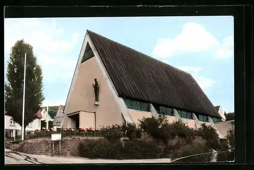 AK Bodenwerder /Weser, kath. Pfarrkirche Maria Königin