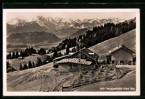 AK Sonthofen /bayr. Allgäu, Berggasthaus Alpe Eck