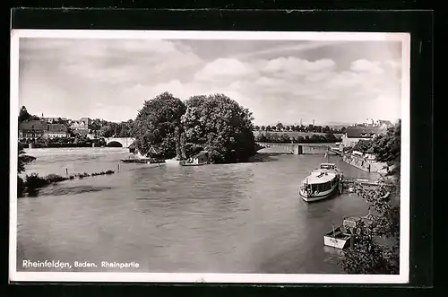 AK Rheinfelden / Baden, Rheinpartie