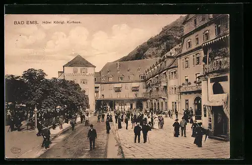 AK Bad Ems, Hotel Königl. Kurhaus