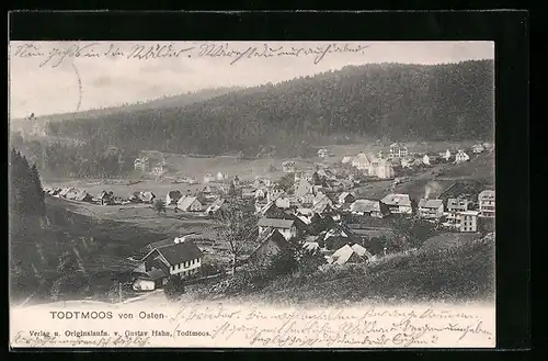 AK Todtmoos, Blick von Osten auf den Ort