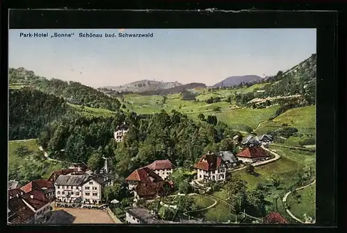 AK Schönau /bad. Schwarzwald, Park-Hotel Sonne