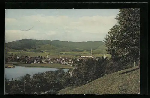 AK Unteraegeri, Ort mit idyllischer Lage am See