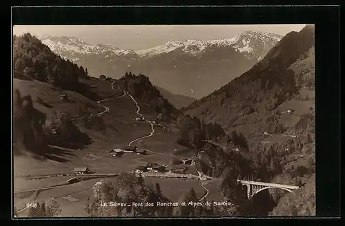 AK Le Sépey, Pont des Planches et Alpes de Savoie