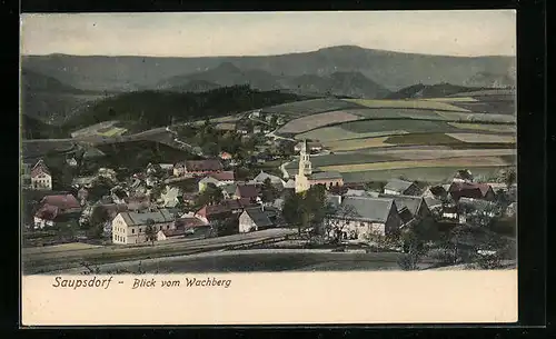 AK Saupsdorf, Blick vom Wachberg