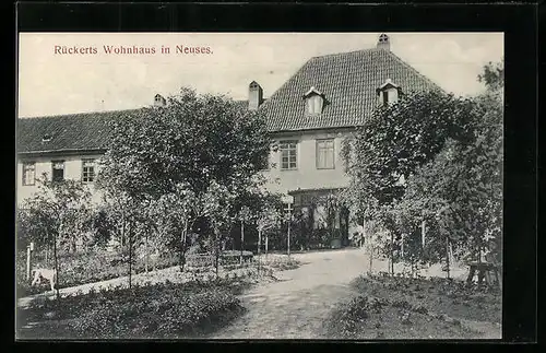 AK Neuses, Rückerts Wohnhaus