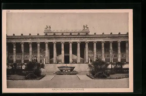 AK Berlin-Mitte, Architekturaufnahme Altes Museum