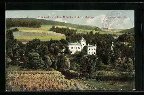 AK Lüdenscheid, Blick auf das Schloss Oedenthal