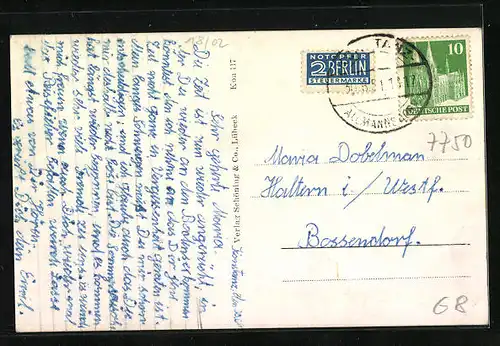 AK Konstanz a. B., Fähre Konstanz-Meersburg