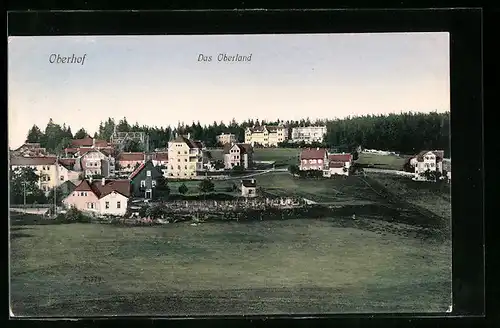 AK Oberhof, Häuserpartie im Oberland