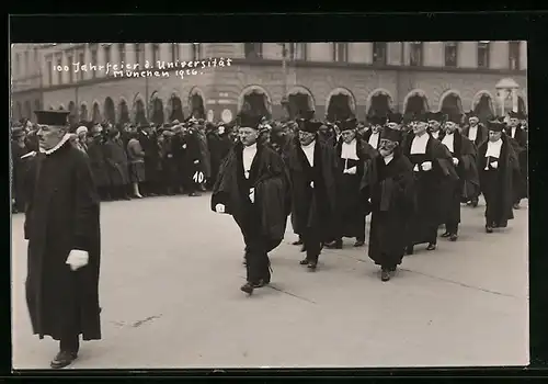 AK München, 100 Jahrfeier d. Universität 1926, Parade