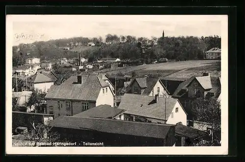 AK Neuhof b. Seebad Heringsdorf, Teilansicht mit Siedlung