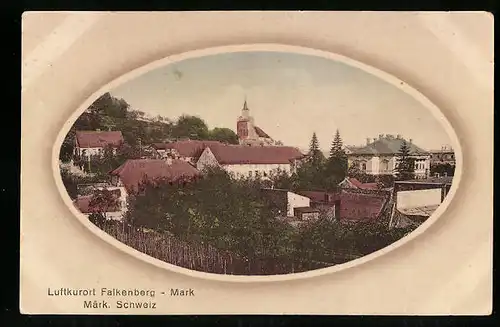 AK Falkenberg, Blick zum Ort