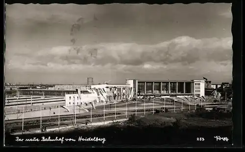 AK Heidelberg, Blick auf den neuen Bahnhof