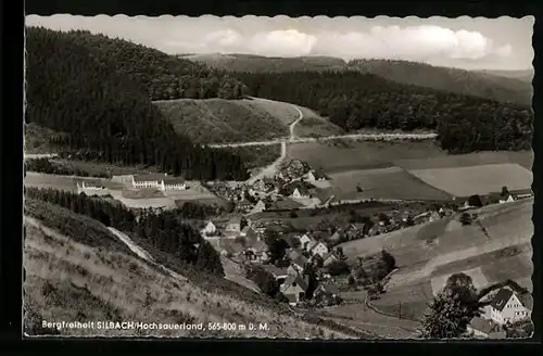 AK Silbach /Hochsauerland, Ortsansicht ins Tal