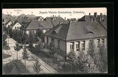 AK Schöneberg, Auguste Viktoria-Krankenhaus bei Schönwetter